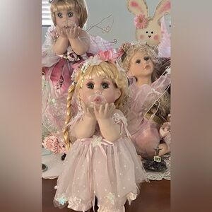 Pink Fairy Doll with Blonde Hair